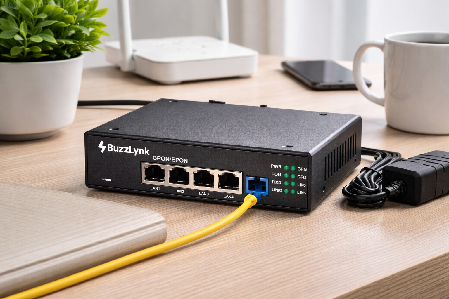 ONU Device With Adapter